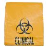 Bio-Hazard Gussetted Waste Bag Yellow