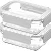 Glasslock Premium Oven Safe Container Set, (Pack of 2)