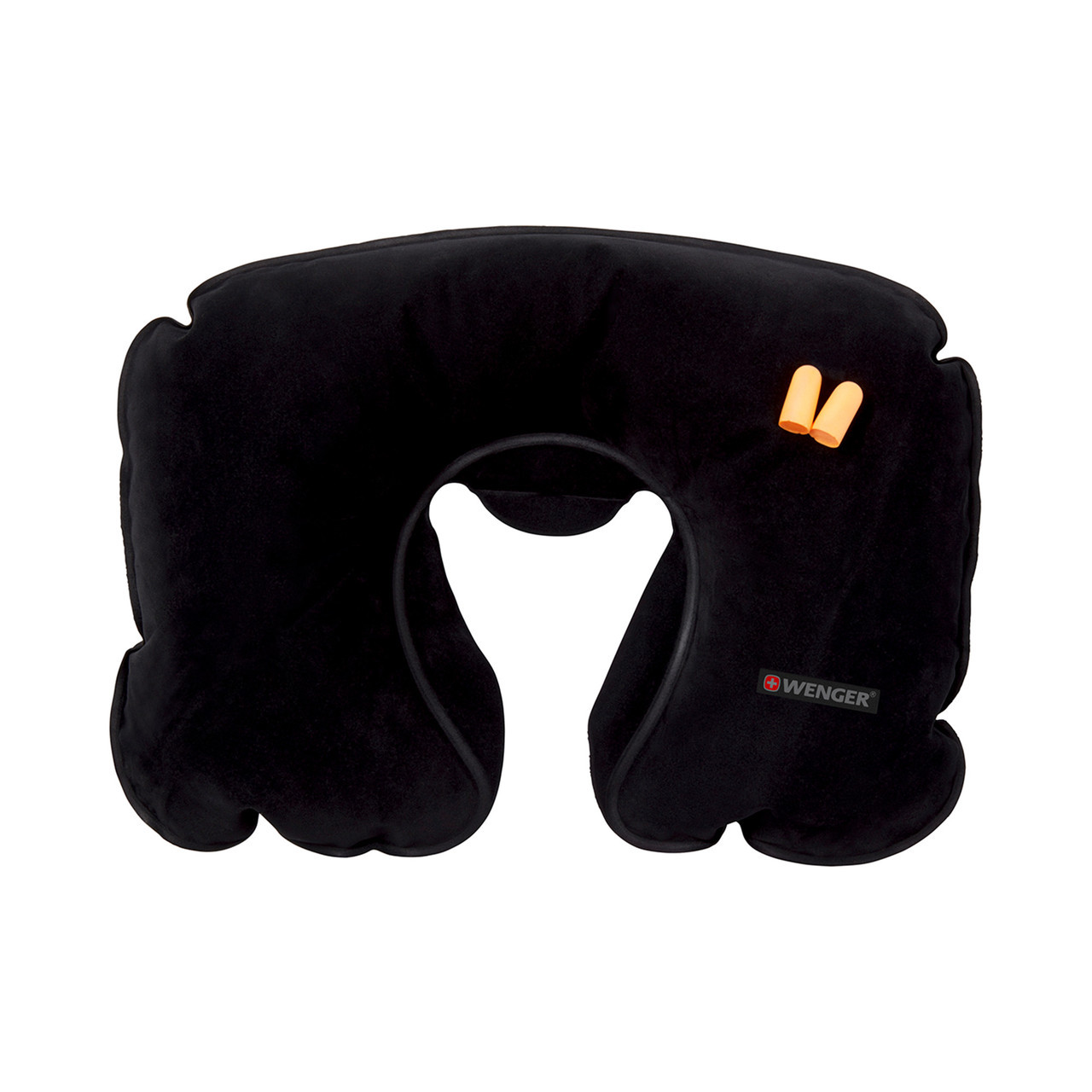 Wenger Inflatable Neck Travel Pillow with Earplugs - Image 3