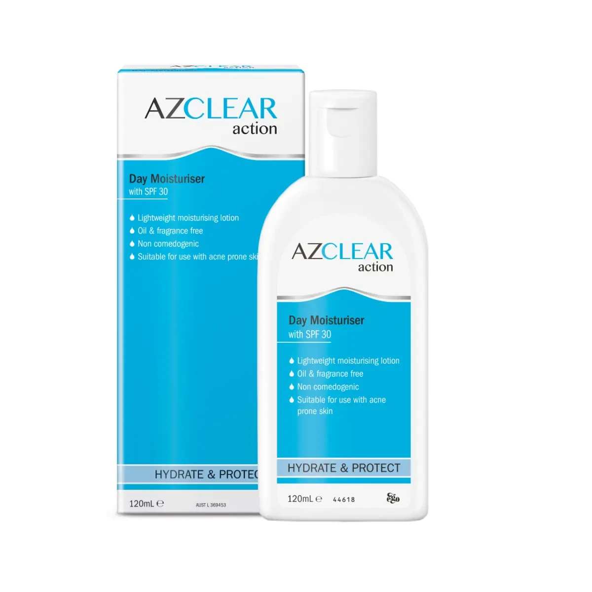 Azclear Action Moisturiser SPF 30 120mL