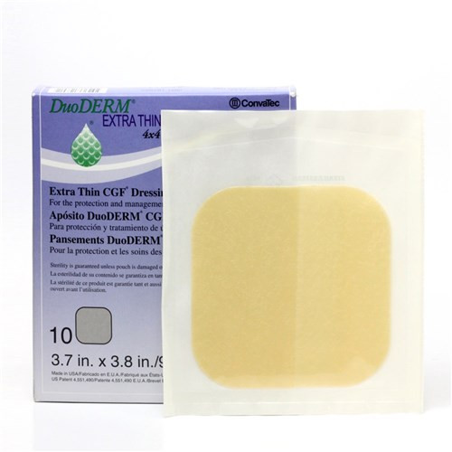 Duoderm Hydrocolloid Dressings 10 x 10cm (Extra Thin) Box of 10