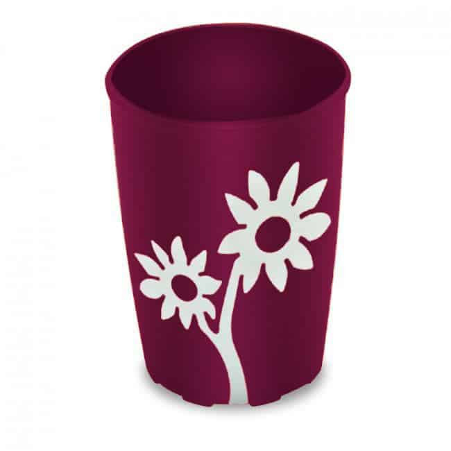 Ornamin Non Slip Cup, Flower Design - Image 7