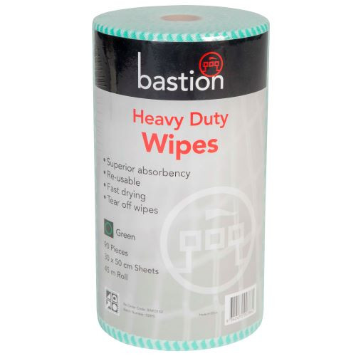 Bastion Heavy Duty Wipes – 45m Rolls -4 Rolls - Image 2