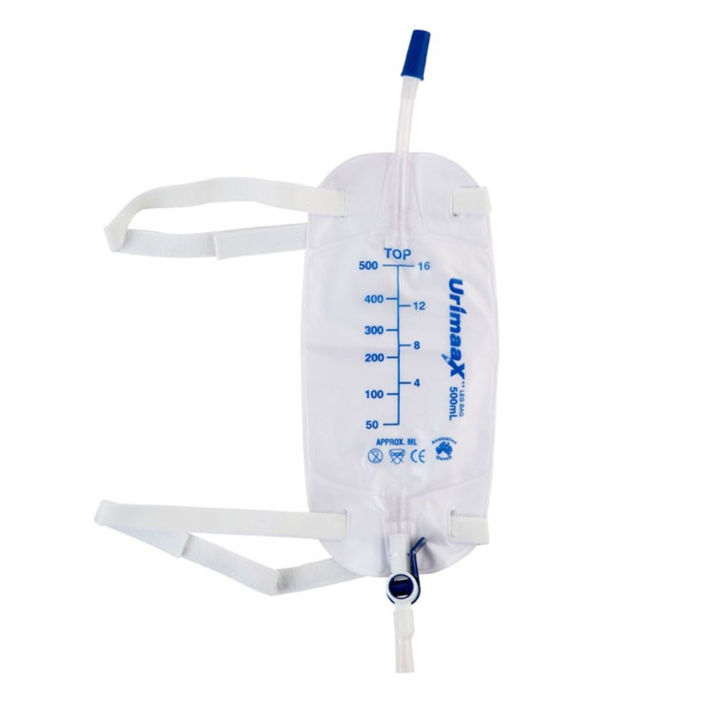 Urine Drainage Leg Bag 500ml Sterile Urimaax