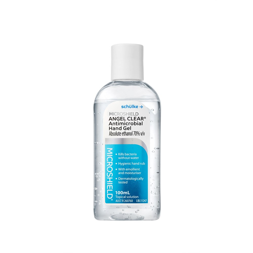 Microshield Angel Clear Antimicrobial Hand Gel 100ml