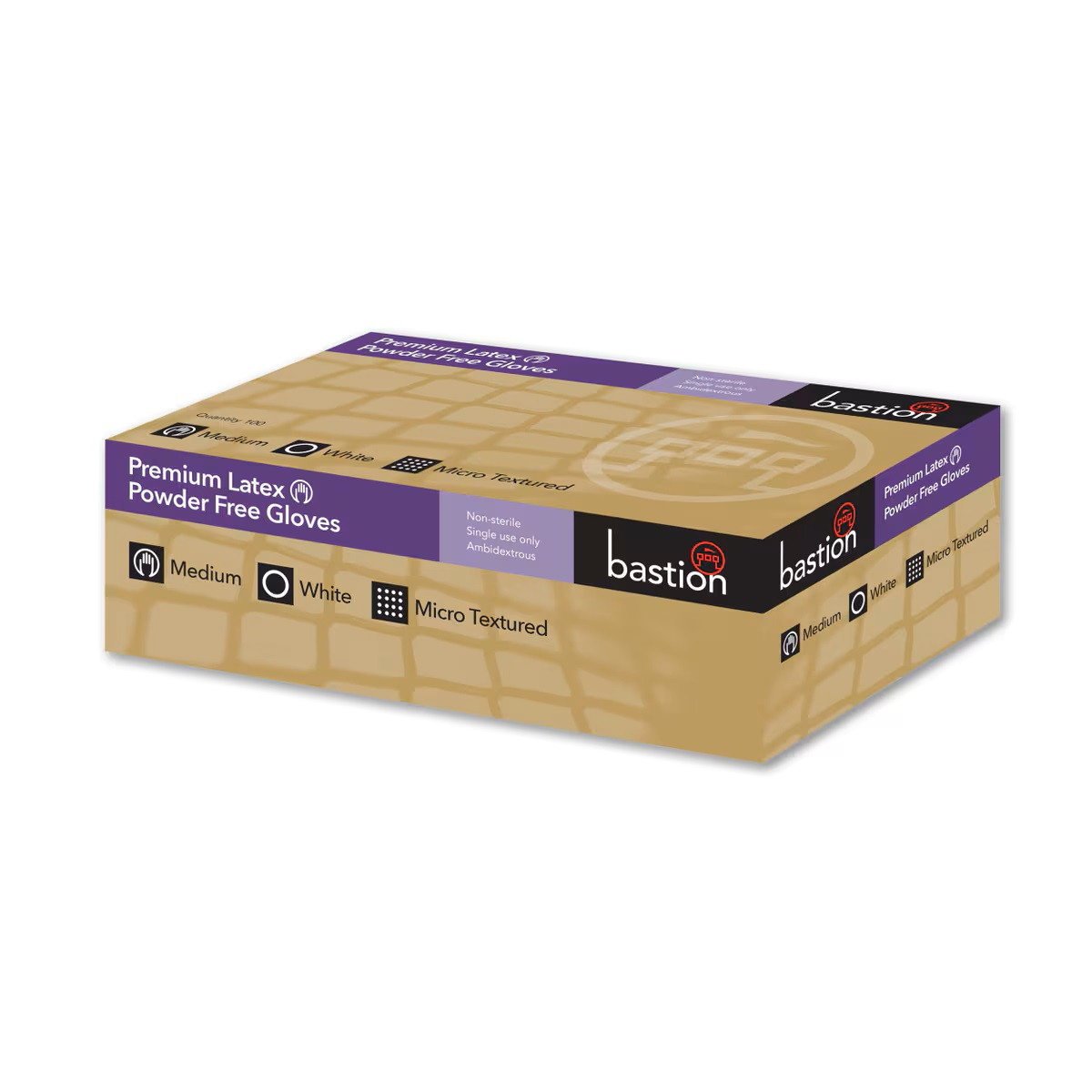 Premium Latex Gloves - Powder Free - Micro Texture - Image 2