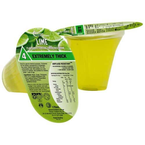 Lime Flavoured Thickened Cordial Drink - Image 4