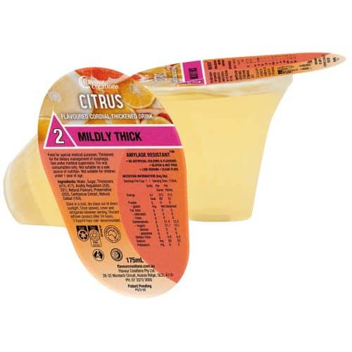 Citrus Flavoured Thickened Cordial Drink - Image 2