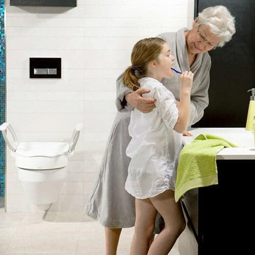 Etac Cloo Toilet Seat Raiser with Armrests - Image 4