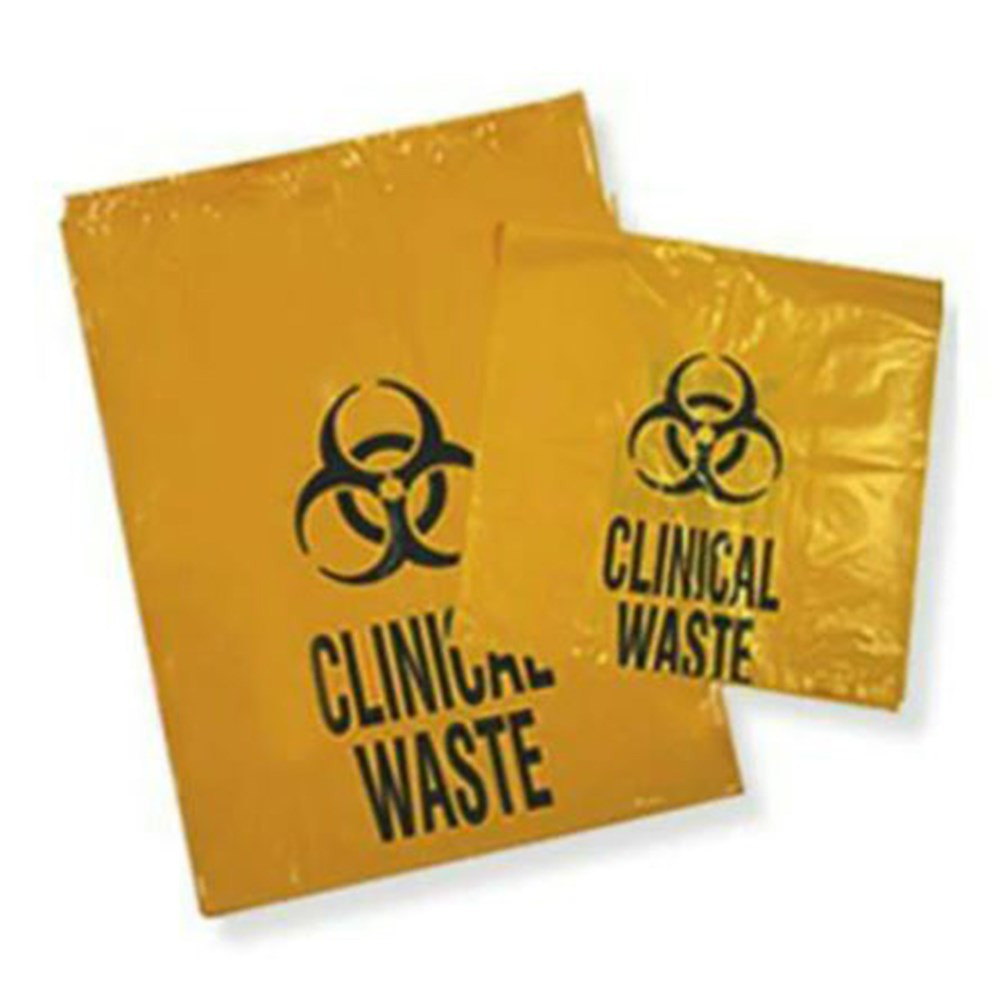 Bio-Hazard Contaminated Waste Bag Yellow 99 x 55cm V294-Y