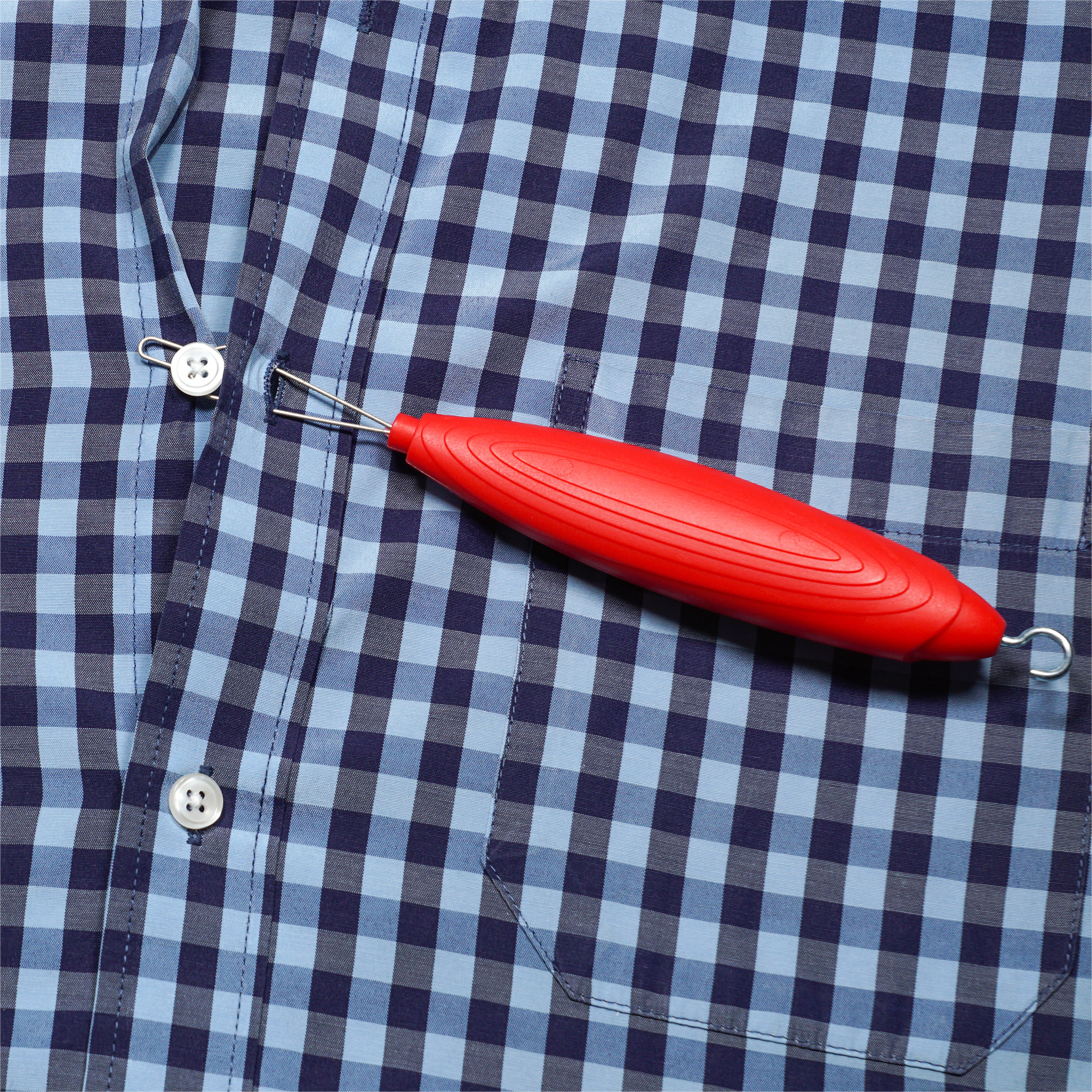 Plastic Handle Button Hook Zipper