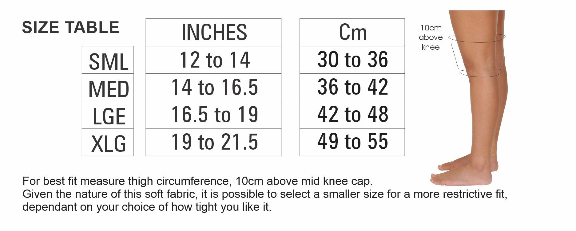 Multi Function Stability Sports Knee White/Grey - Image 8