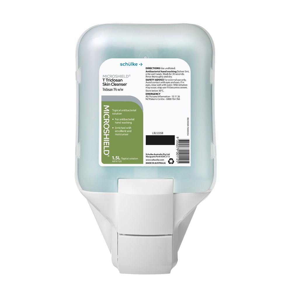 Microshield T Triclosan Skin Cleanser Cassette 1.5l