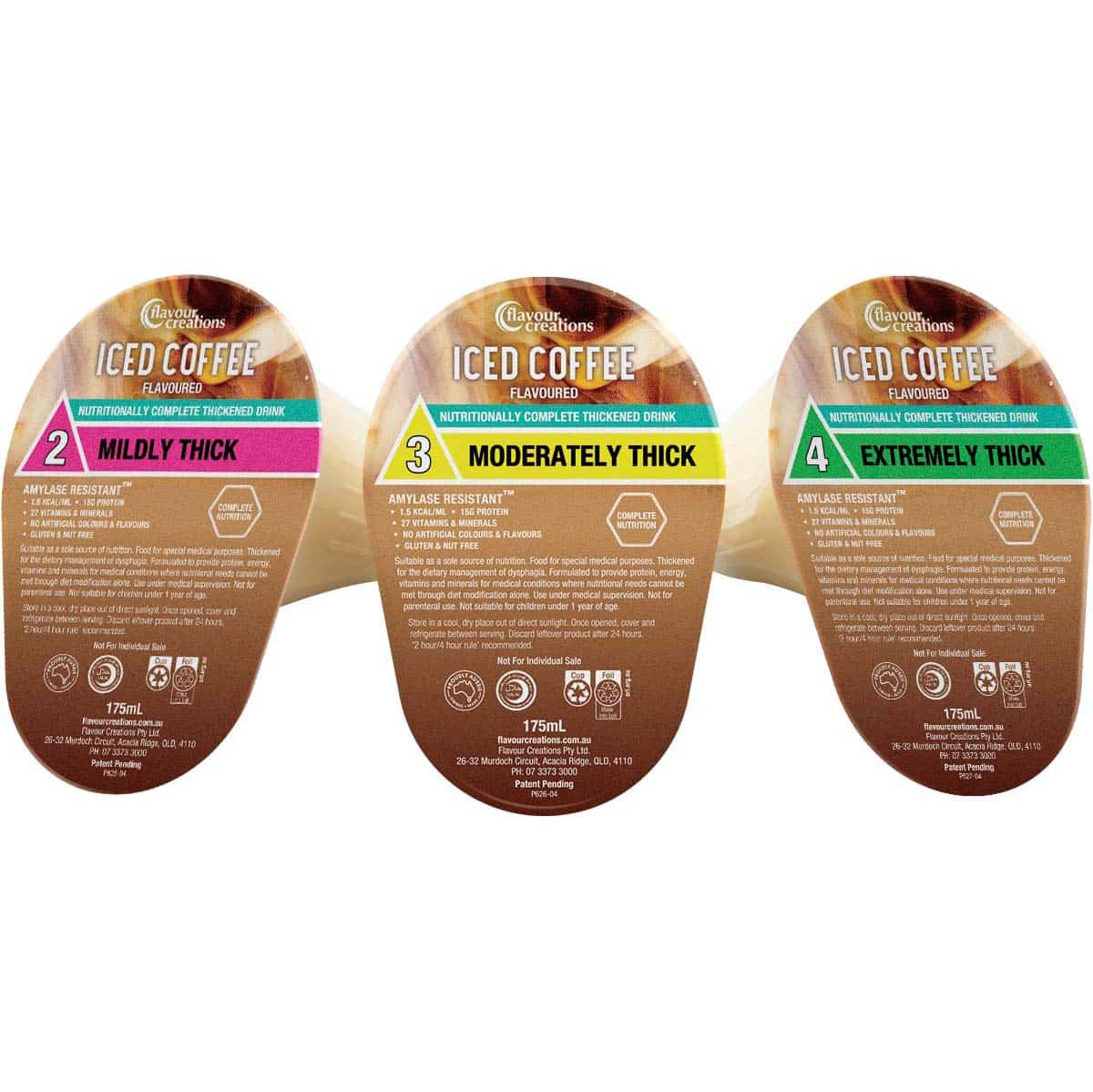 Iced Coffee Flavoured Nutritionally Complete Thickened Supplement