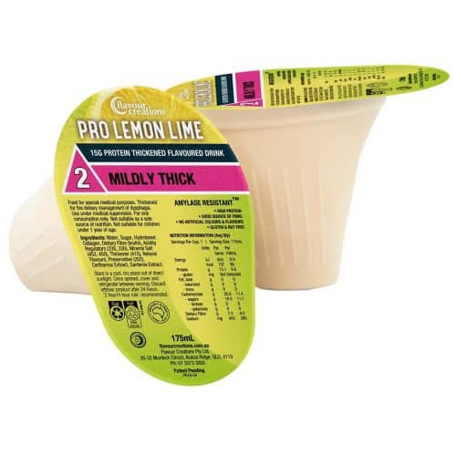Lemon Lime Flavoured 15g Protein Thickened Drink - Image 2
