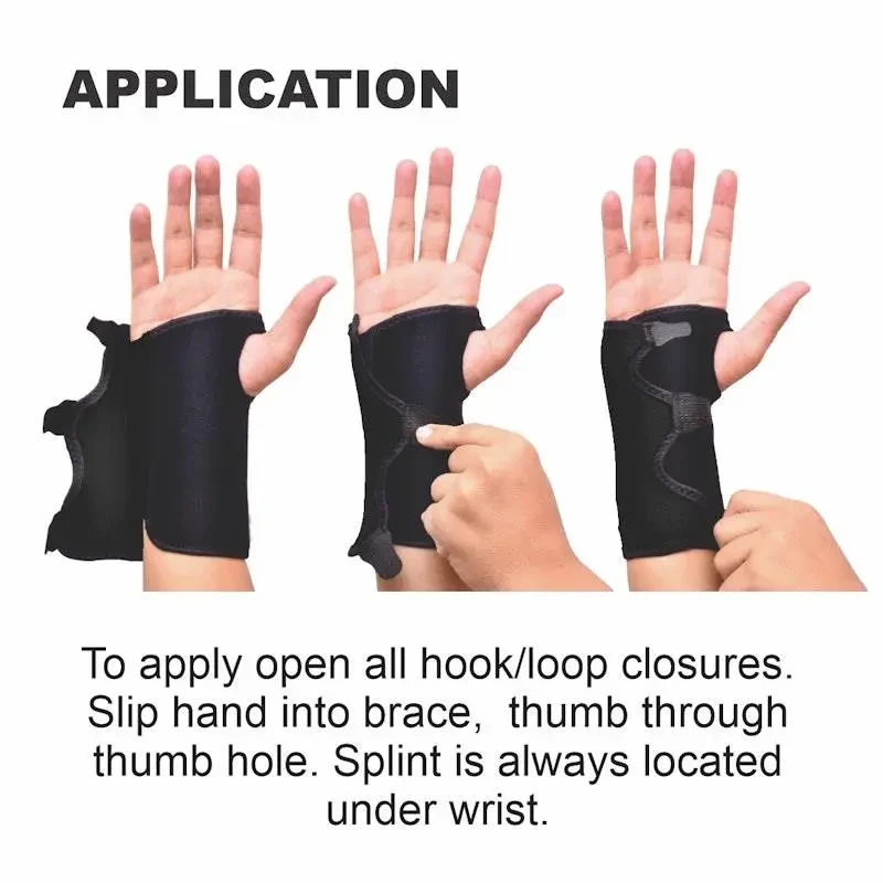 BodyAssist Comfort Carpal Tunnel Wrist Brace Universal Left & Right One Size - Image 3