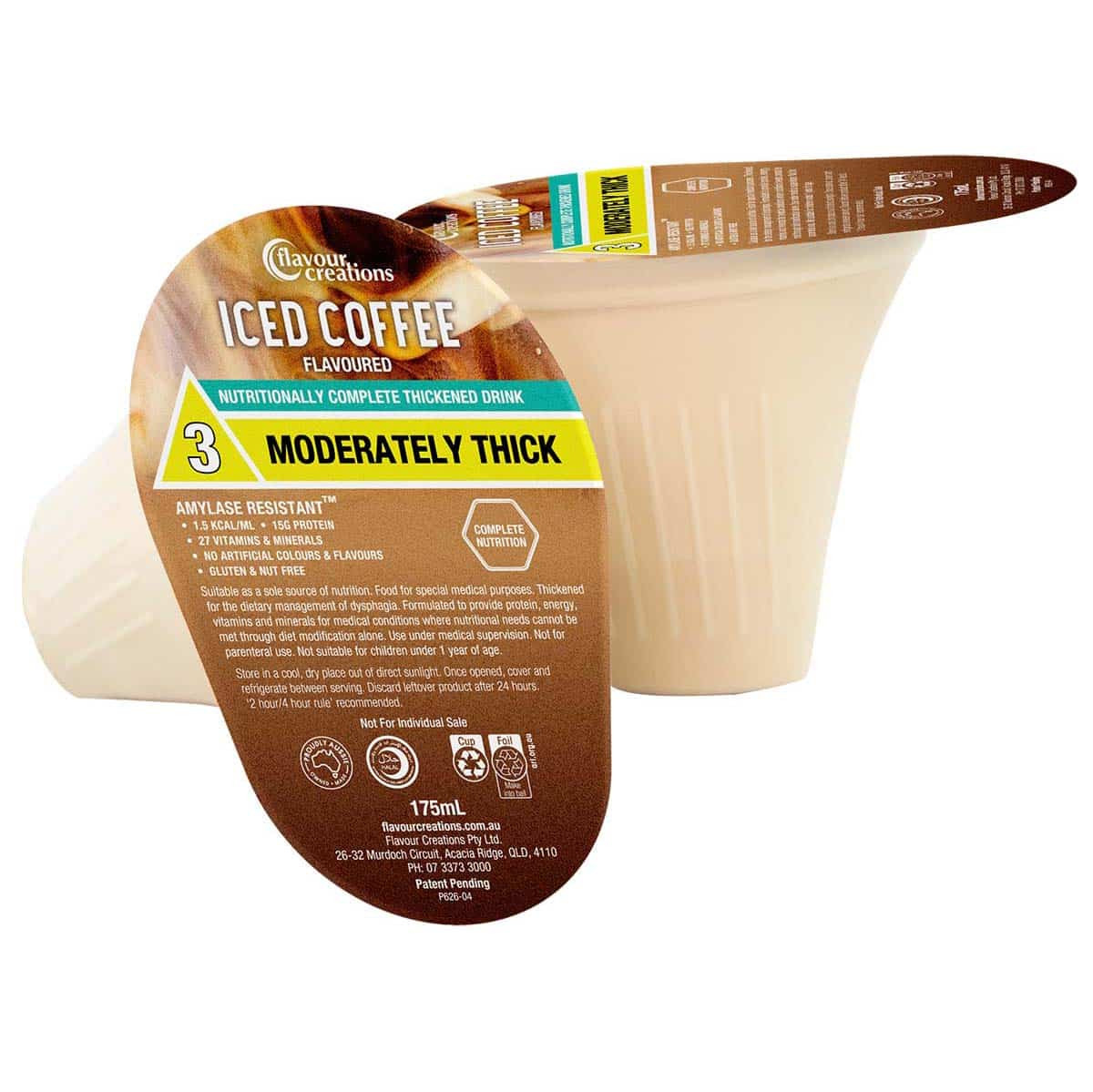 Iced Coffee Flavoured Nutritionally Complete Thickened Supplement - Image 3