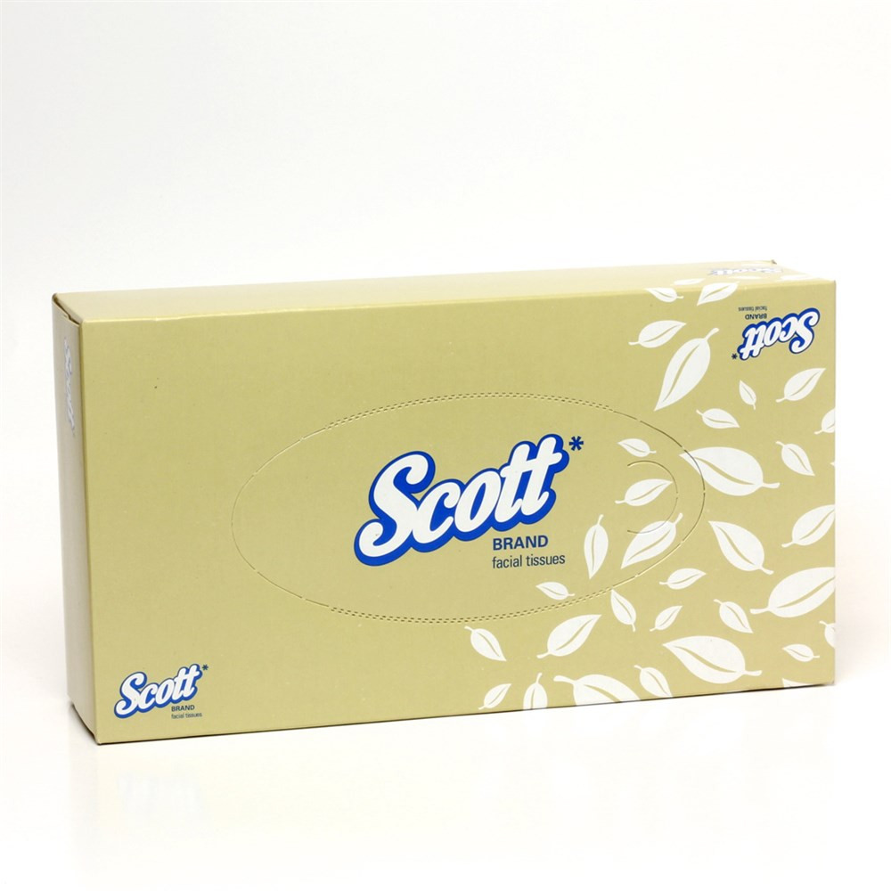 Scott 2 Ply Facial Tissue 100 C48