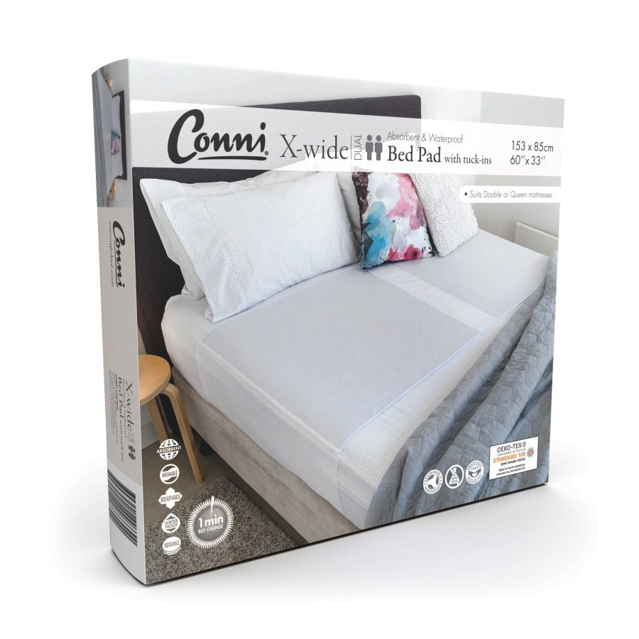 Conni X-wide Dual Reusable Bed Pad with Tuck-ins - Image 3