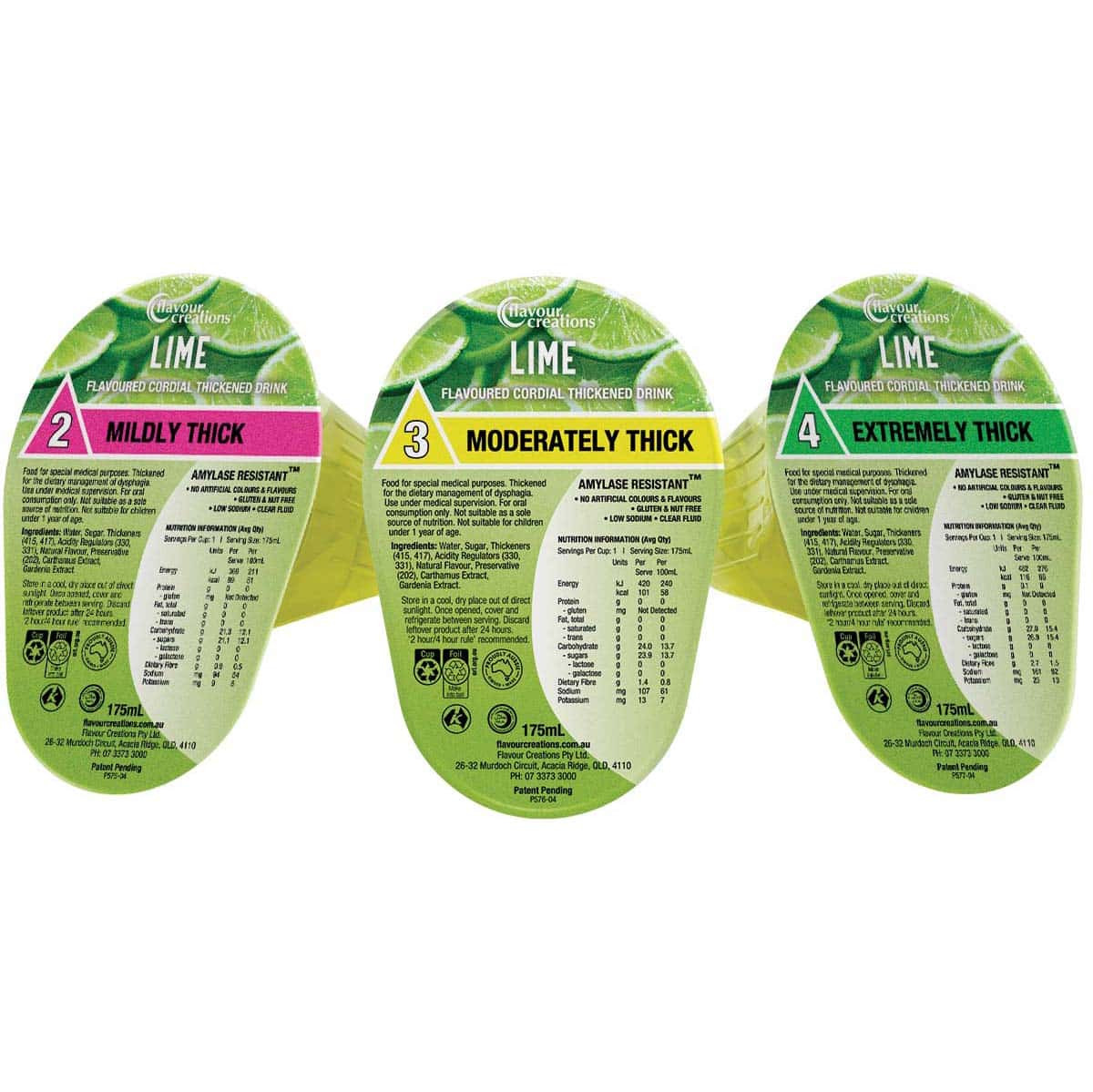 Lime Flavoured Thickened Cordial Drink