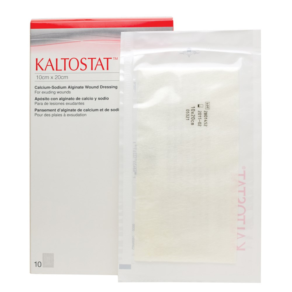 Kaltostat Calcium Alginate Dressings 10 x 20cm Box of 10 - Image 2