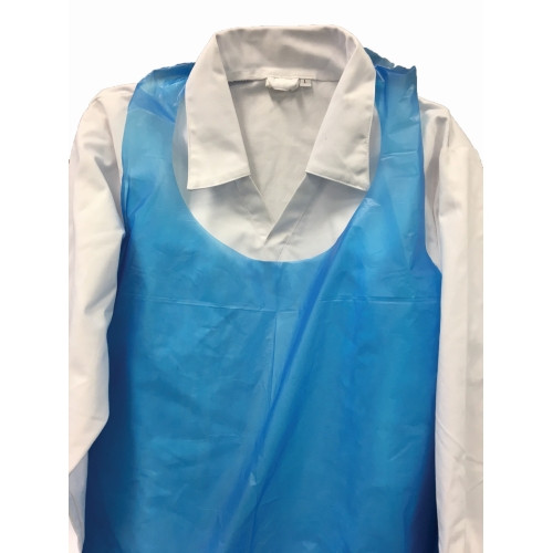 Apron Disposable Blue 24Um