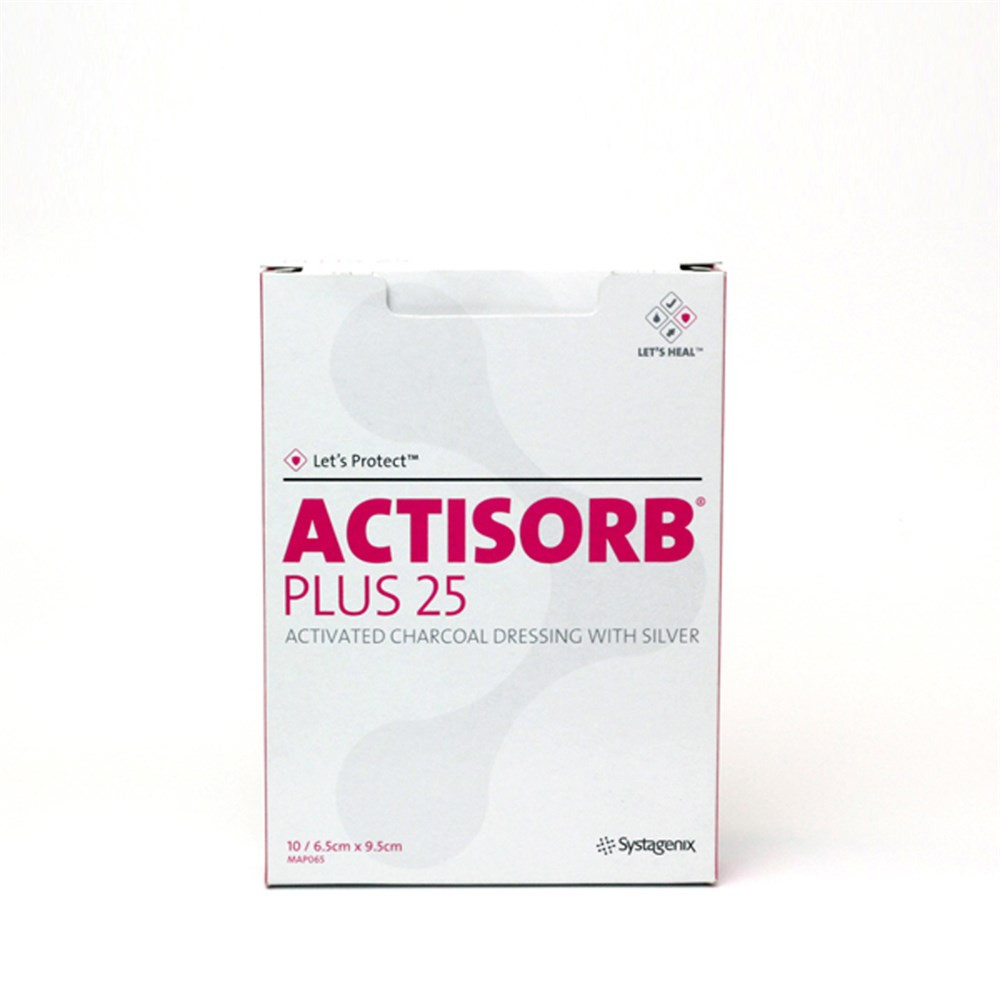 Actisorb Plus 25 Charcoal Dressings