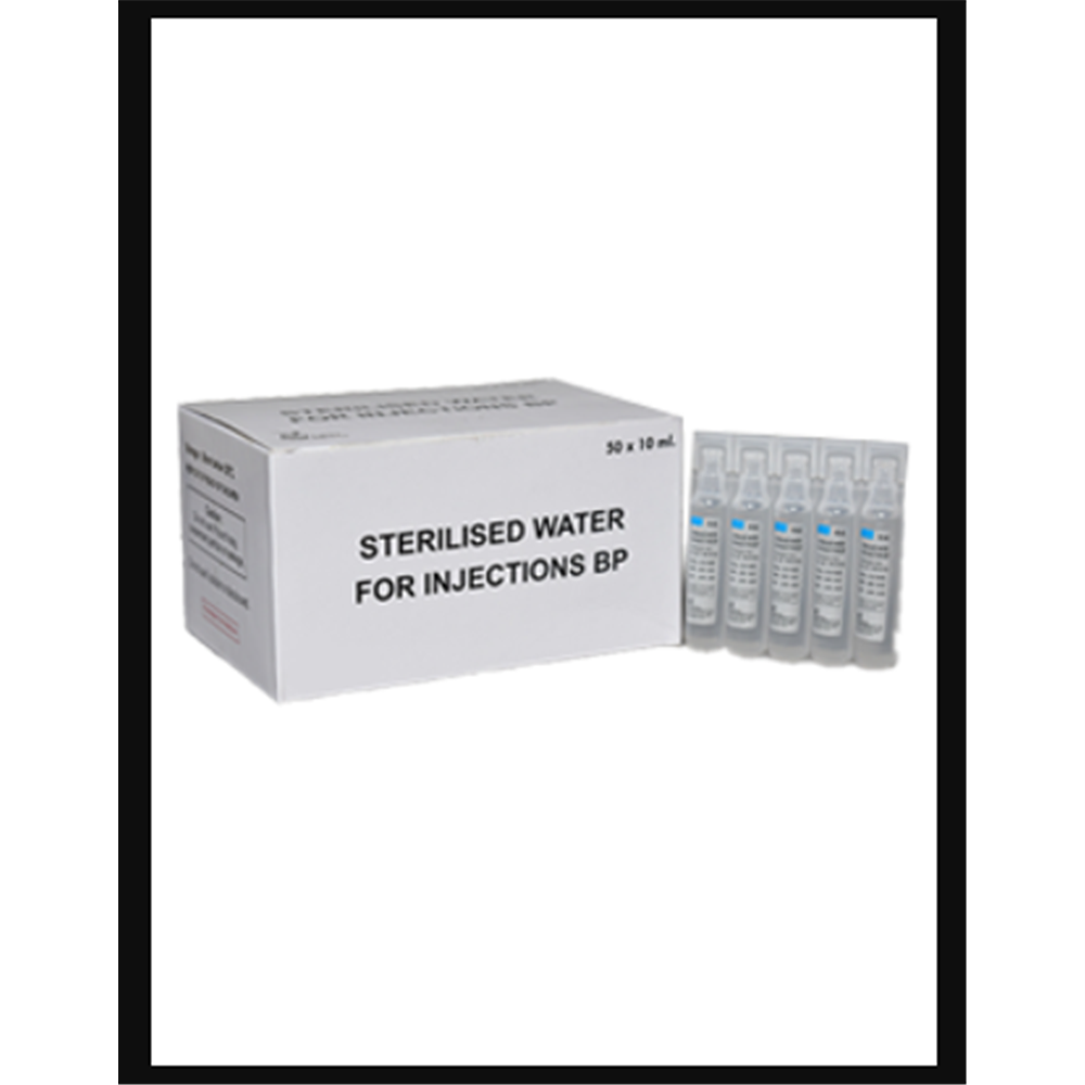 Water for Inj Amp 10ml 50 Interpharma