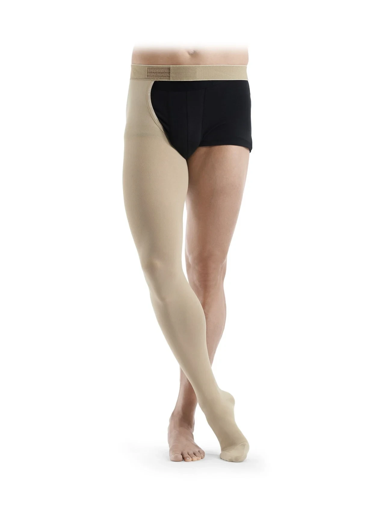 Thigh with waist attachment - Essential COMFORTABLE Compression Stocking - Image 2