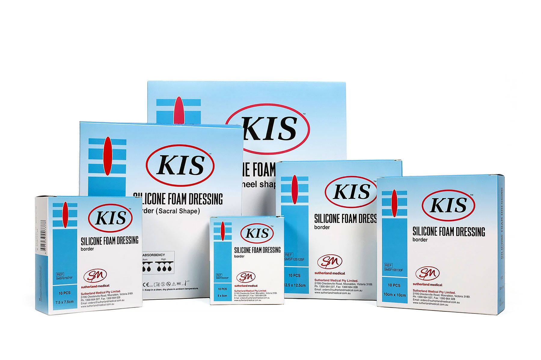 KIS Silicone Foam dressing – adhesive