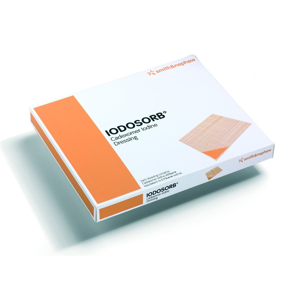 Iodosorb Dressings 6 x 4cm 5g Sachets Box of 5