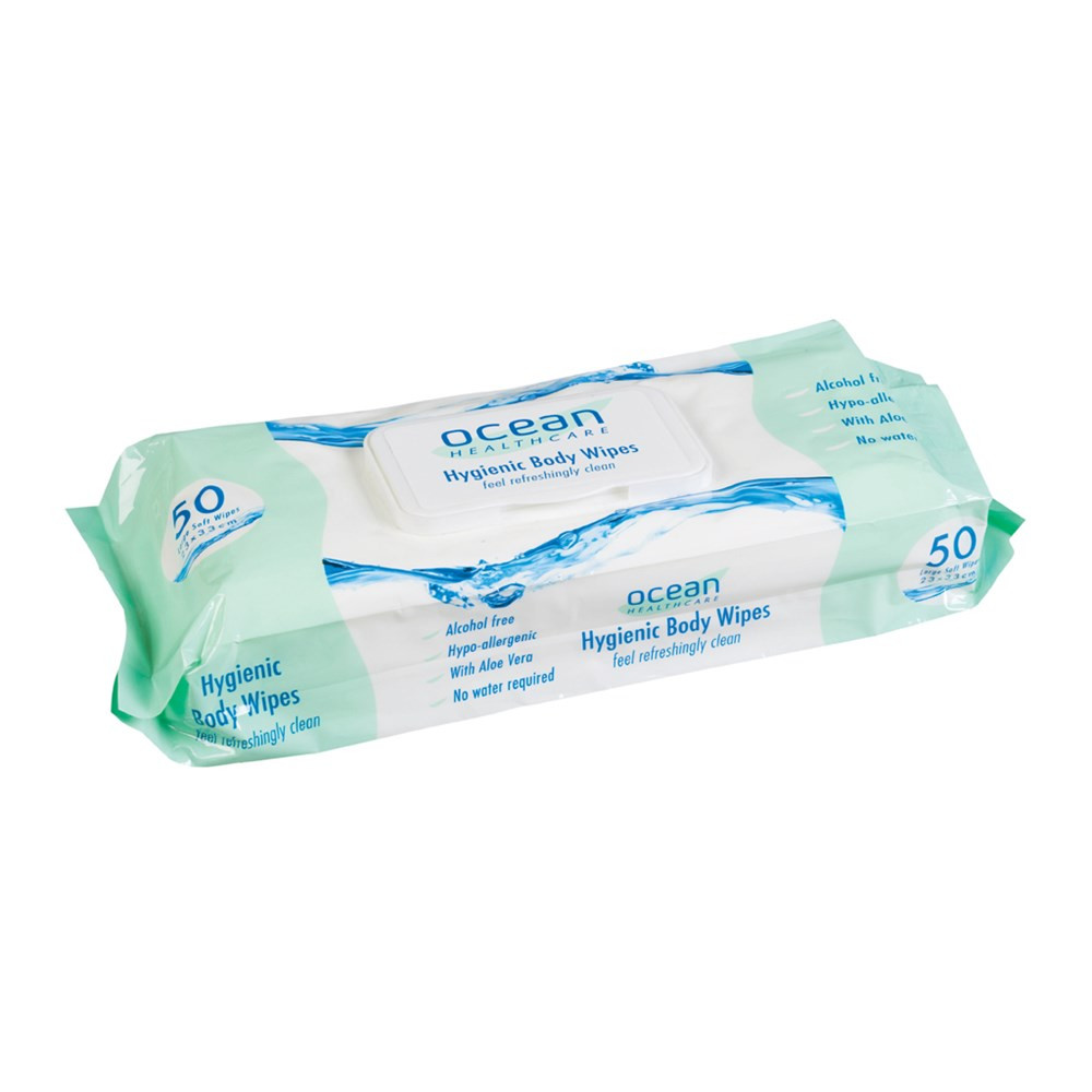 Ocean Hygienic Body Wipes P50 - Image 2