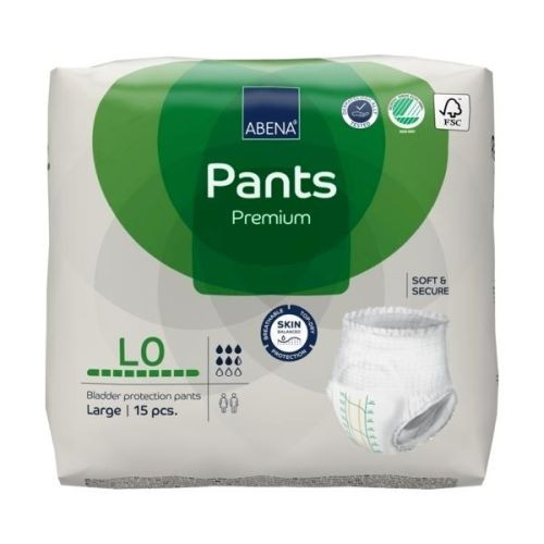 Abena Pants Grn Large - 5.5 Drop L0