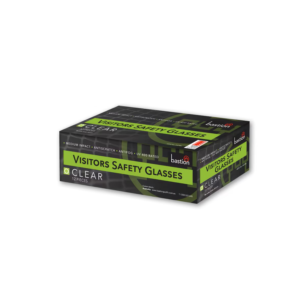 Safety Glasses - Smoke Lens, 12 pairs per pack - Image 2
