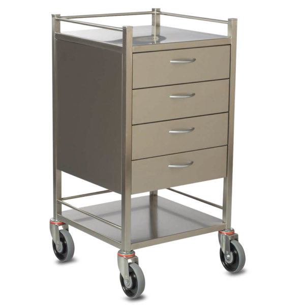 SQ Series Dressing Trolley – 4 Drawer
