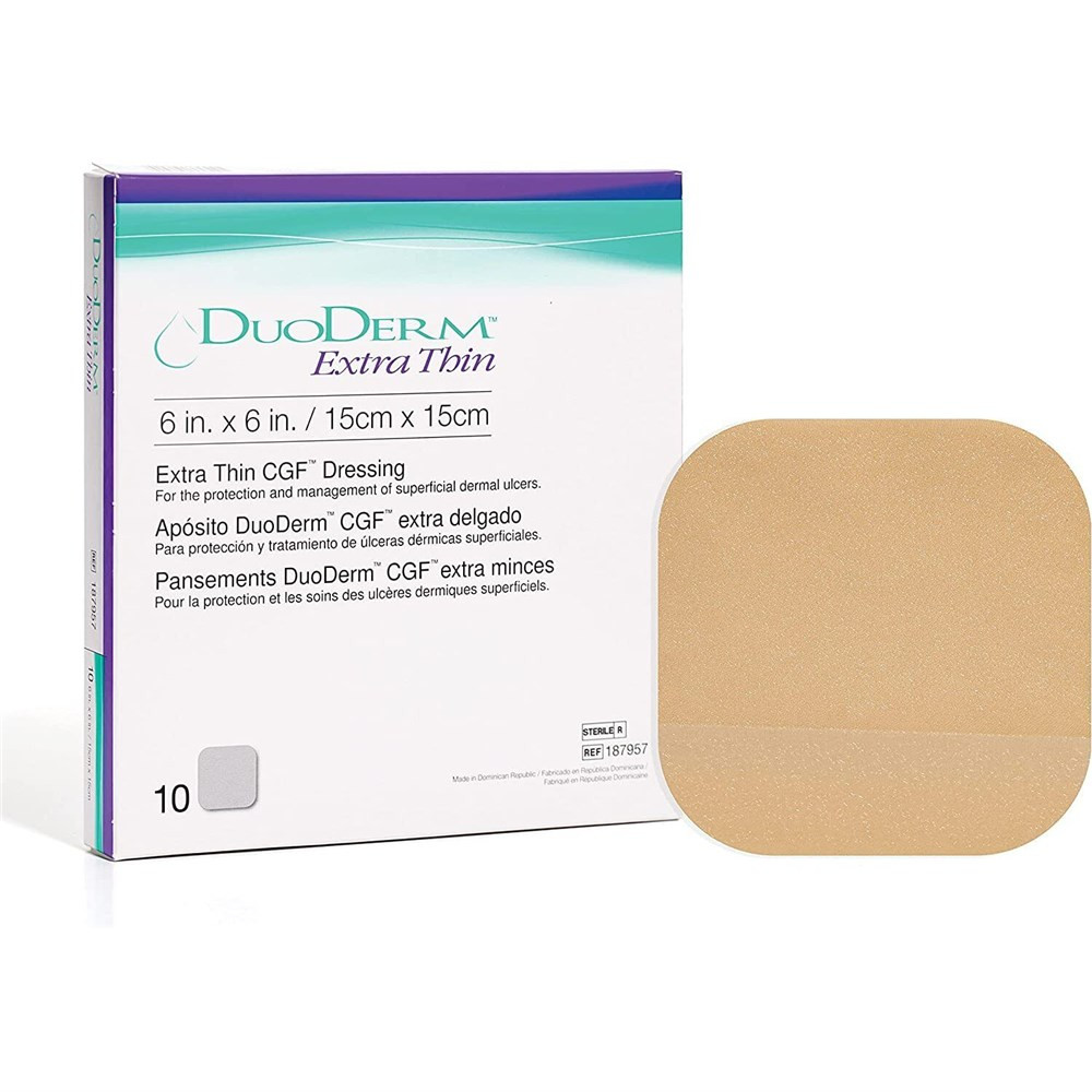 Duoderm Hydrocolloid Dressings 15 x 15cm (Extra Thin) Box of 10