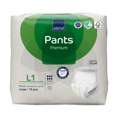Abena Pants Grn Large - 6 Drop L1