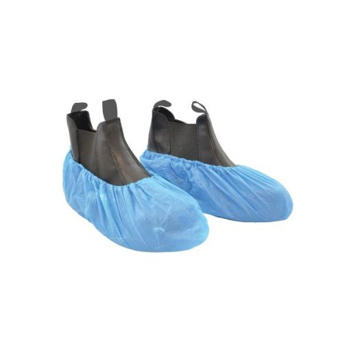 Overshoes CPE Plastic Blue