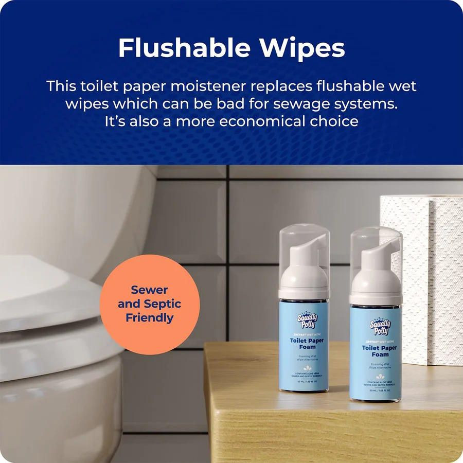 Instant Wipe Toilet Paper Foam 50ml - Image 3