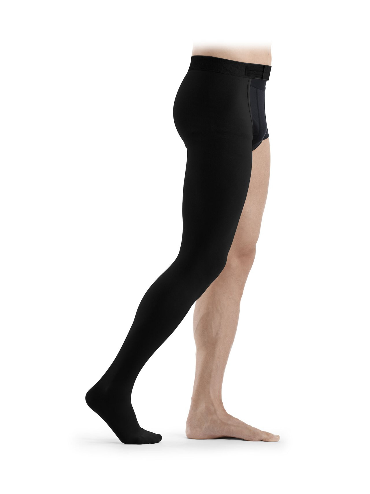 Thigh with waist attachment - Essential COMFORTABLE Compression Stocking - Image 5