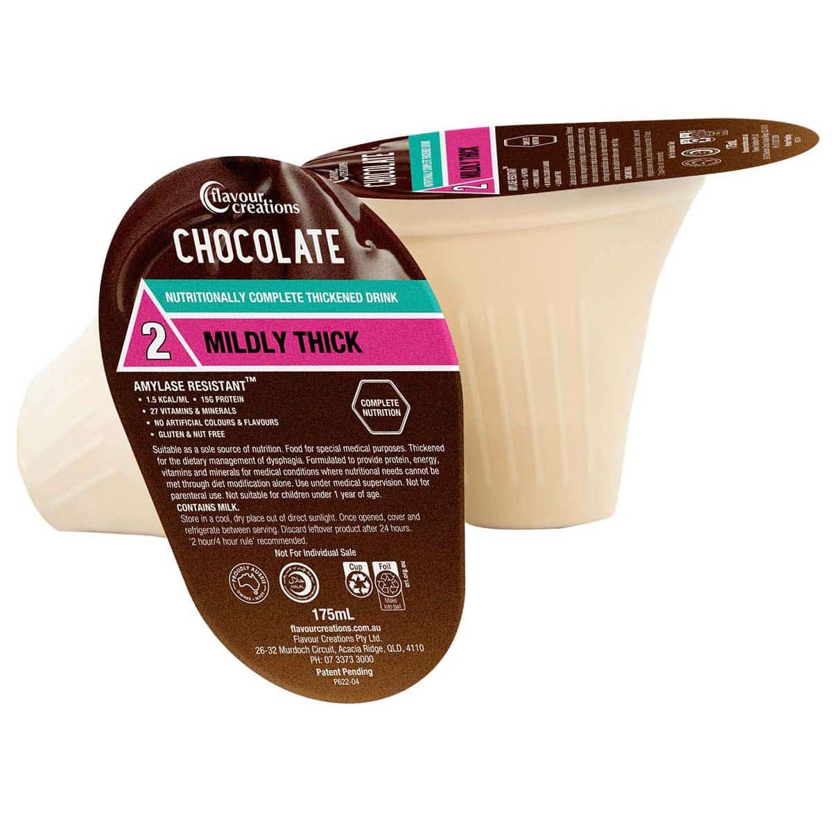 Chocolate Nutritionally Complete Thickened Supplement - Image 2