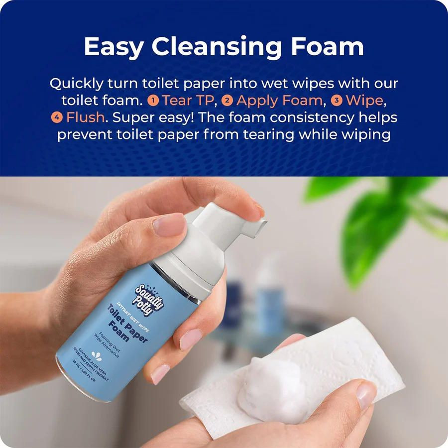 Instant Wipe Toilet Paper Foam 50ml - Image 5