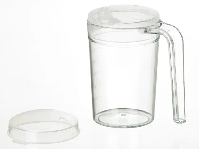 Shatterproof Mug with Spout and Recessed Lids – 400ml