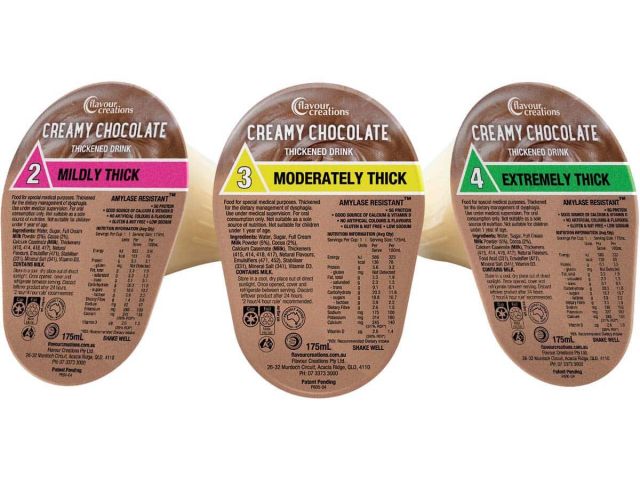 Creamy Chocolate Thickened Drink